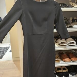 Theory Black 3/4 Sleeve Dress